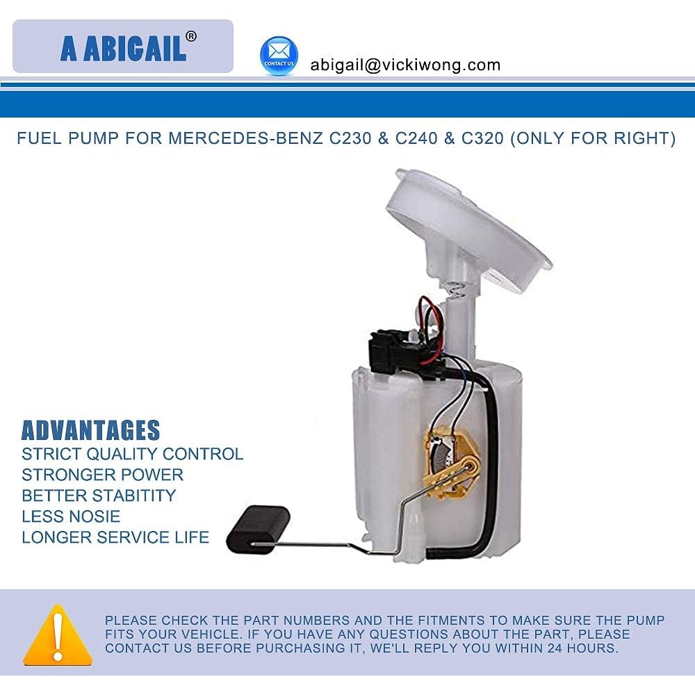 Mercedes -Benz C230 & C240 & C320 fuel pump (right only) E8475m