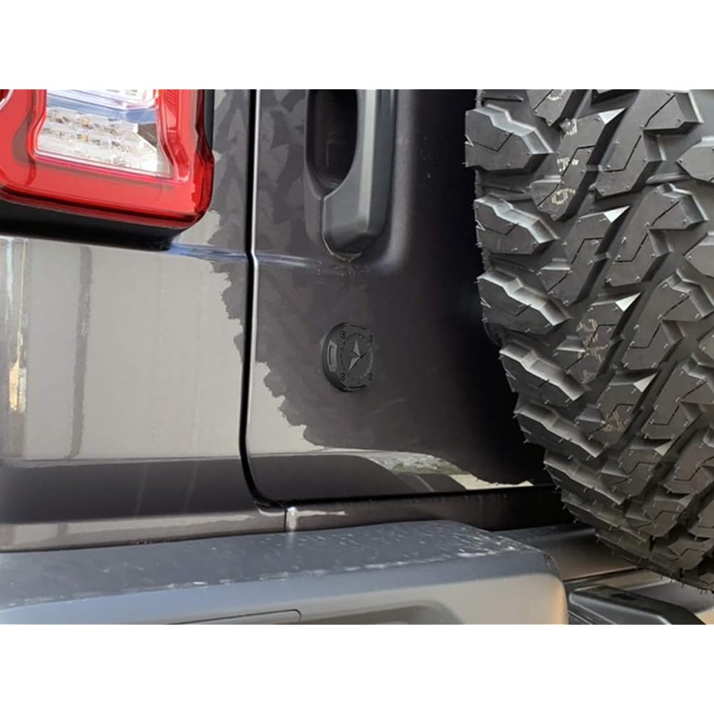 JEPPESEN Key Cylinder Cover (Set of 3) (Jeep Wrangler JK,JL)