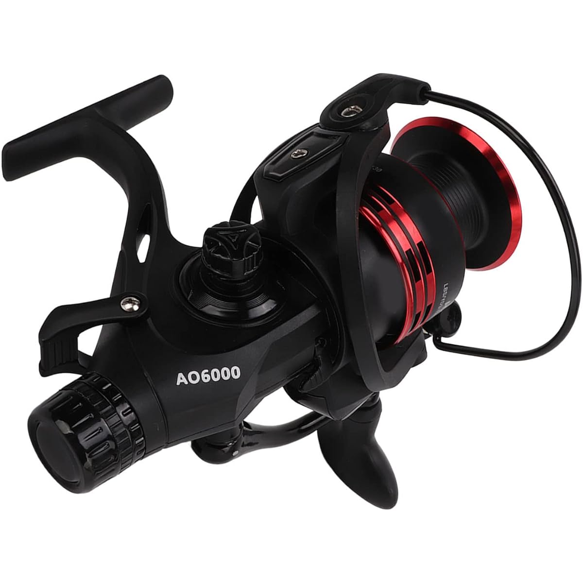 4.7:1 Spinning Reel, Front Rear Dual Drag Knob Fishing Drag Reel Corrosion Resistant Reinforced Brake System for Fishing