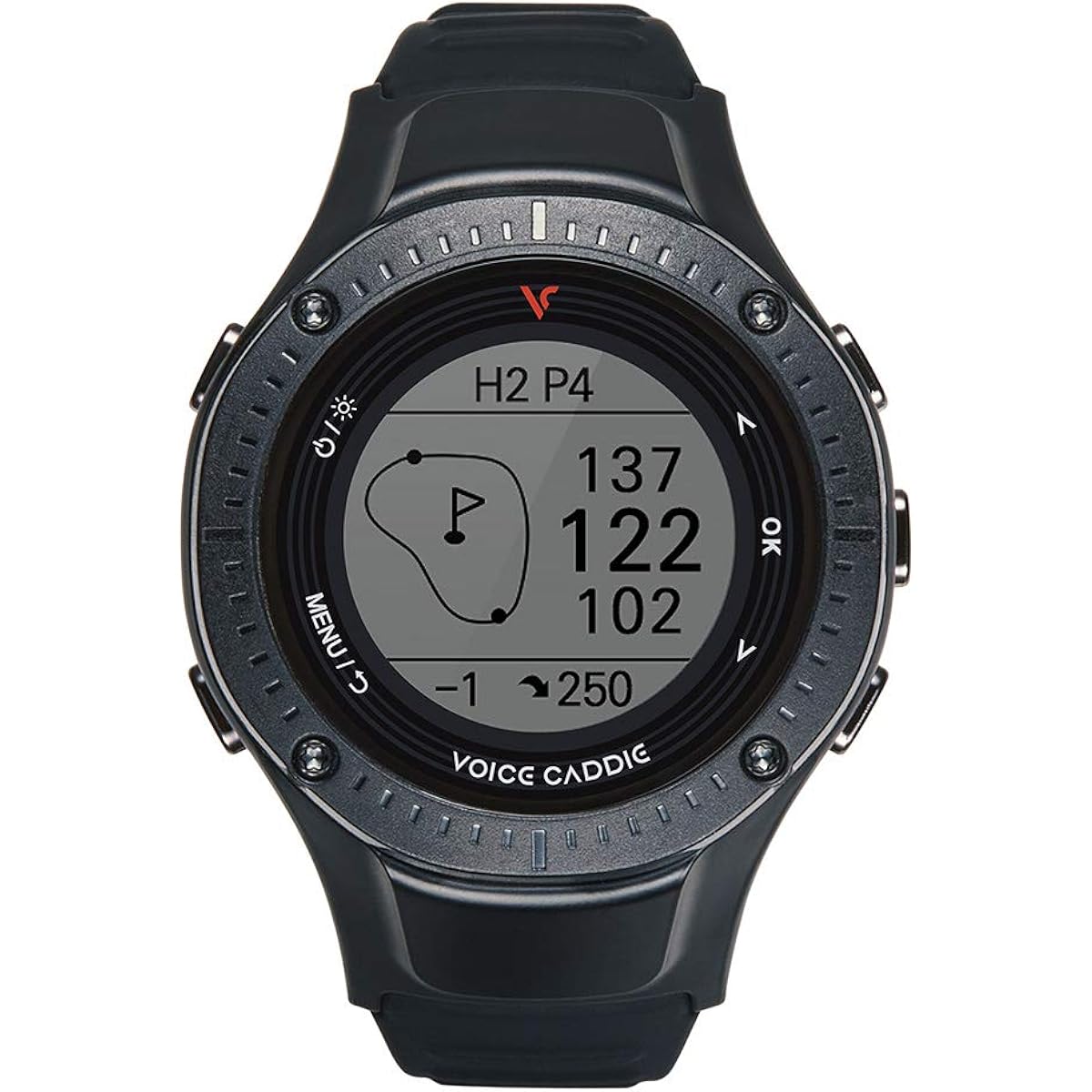 voice caddy Golf Navi Golf GPS Watch Type G3 Distance Measuring Instrument Black