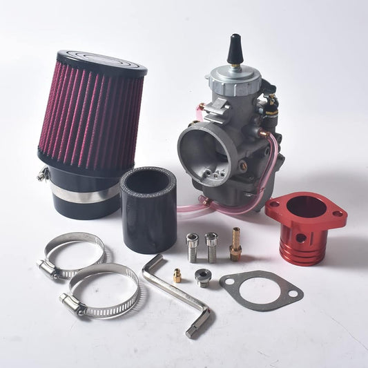 TORCNC VM34 Carburetor Kit GX390 / 420cc for Predator 58mm Air Filter Red