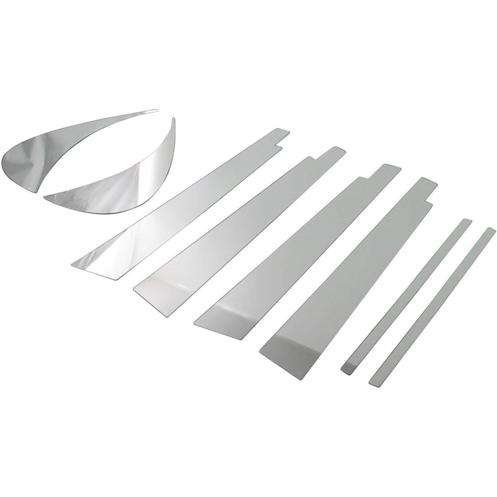 BRIGHTZ Aristo JZS160 JZS161 Super Mirror Stainless Plated Pillar Panel Visor Useful 8PC [PIL-SIL-089] 10697