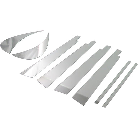 BRIGHTZ Aristo JZS160 JZS161 Super Mirror Stainless Plated Pillar Panel Visor Useful 8PC [PIL-SIL-089] 10697