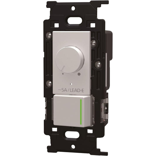 Jimbo Electric NKW Light Control Positive Phase Control Method Embedded Light Control + Switch with 3 Way Guide Lamp Pure White NKW-RLE5S3G PW