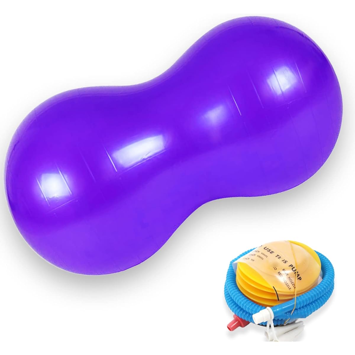 Ebitore Balance Ball Peanuts Training Video Included Diet Core Air Pump Beginner Yoga Gym