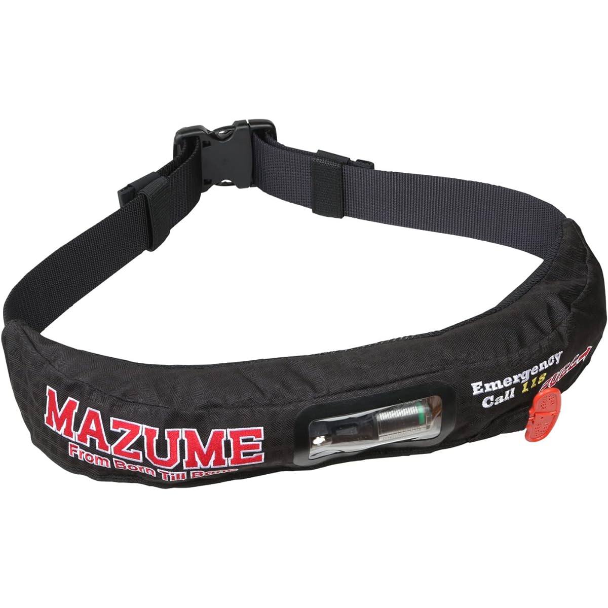 Mazume Life Jacket, Fishing, Adult Belt, Waist Wrap, Cherry Blossom Mark, Ministry of Land, Infrastructure, Transport and Tourism Certified Product, Automatic/Manual Inflatable Type, Inflatable Waist