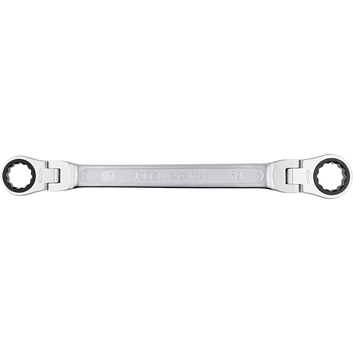 Kyoto Machinery Tools (KTC) Ratchet Box Wrench (Double Head Swing Type) 17X19mm MR1A1719F
