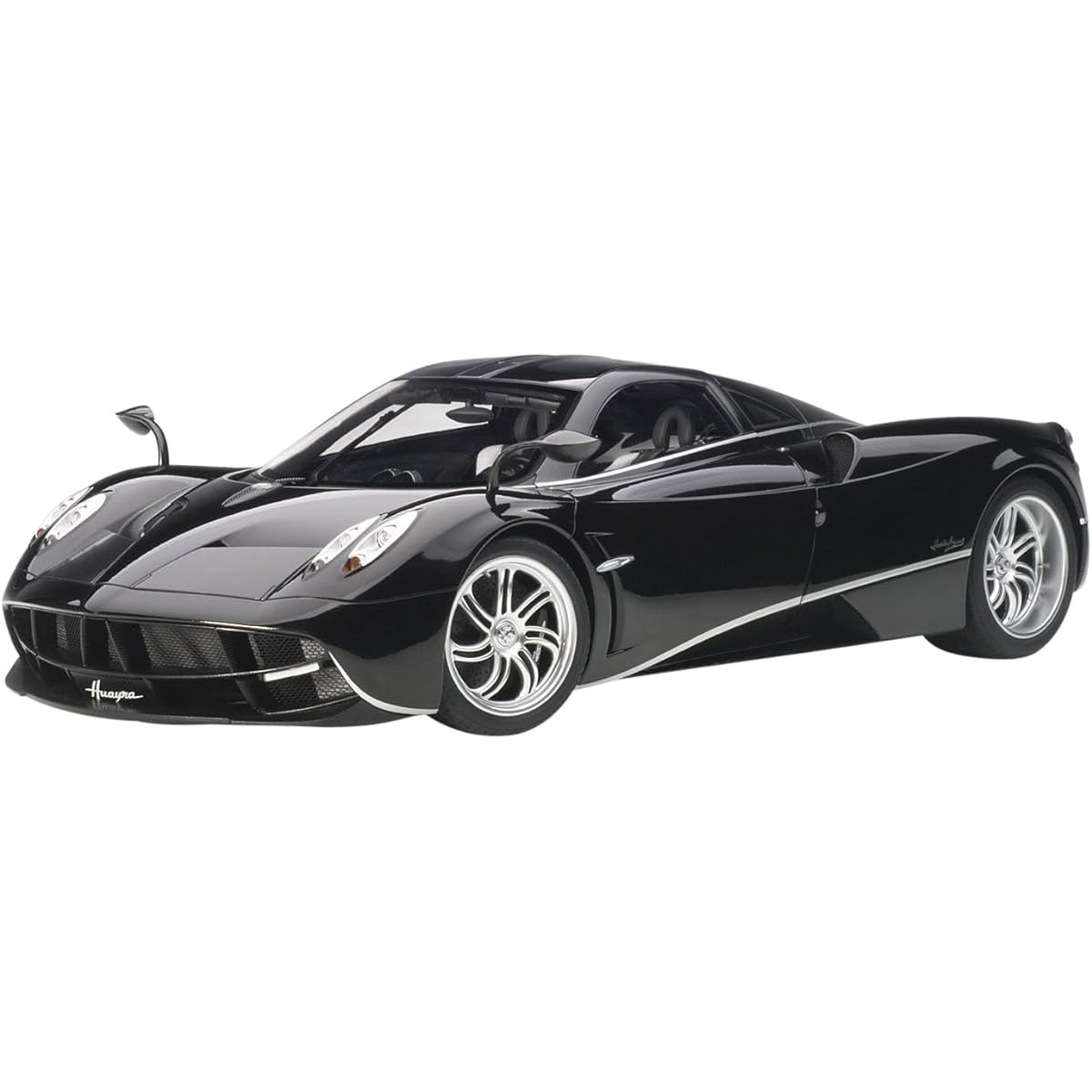 AUTOart 1/12 Pagani Huayra Black/Silver Stripe