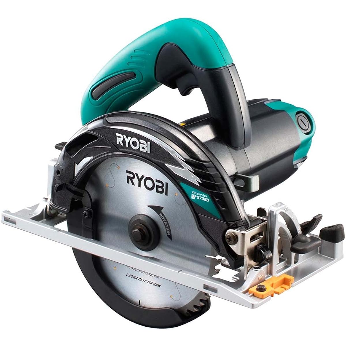 Kyocera Old Ryobi Electronic Circular Saw with Tip Saw W-573ED 611019A [Excellent balance when held in hand] Saw blade diameter 147mm Maximum cutting depth 57mm