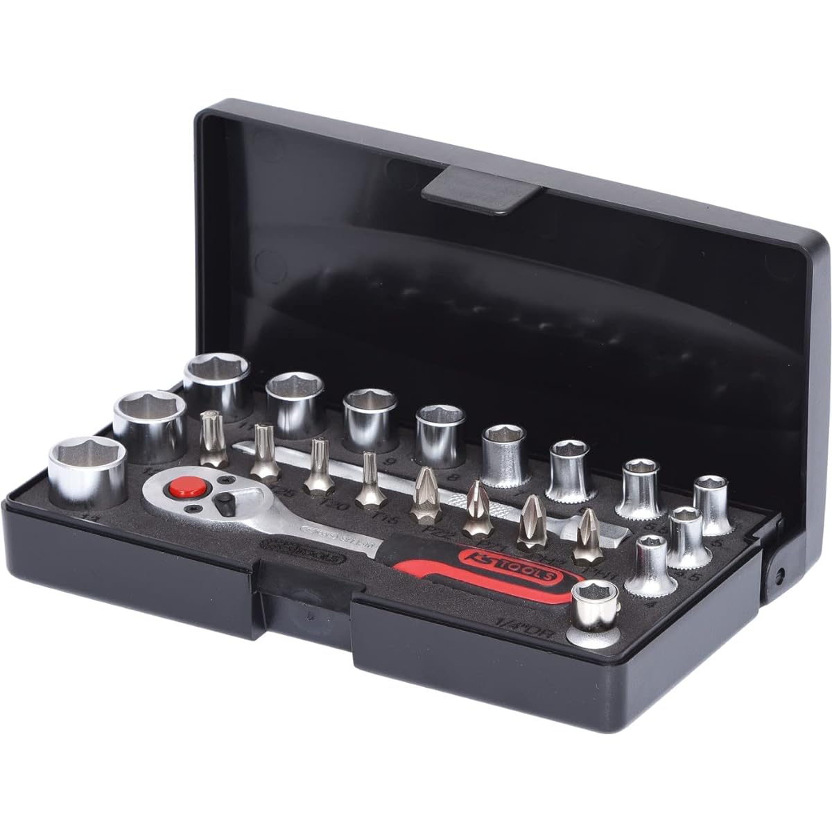 KS TOOLS 1/4" Socket set 23 pcs 911.0623