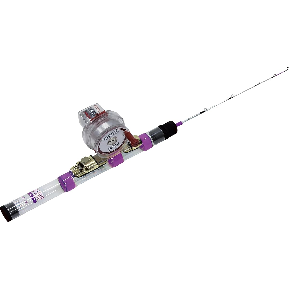 [Round glass tip/skeleton grip protects the tip when stored] Rod reel set for smelt Clear Lock ST Single rod/Reel (spinning/counter) set (CRSTS44)