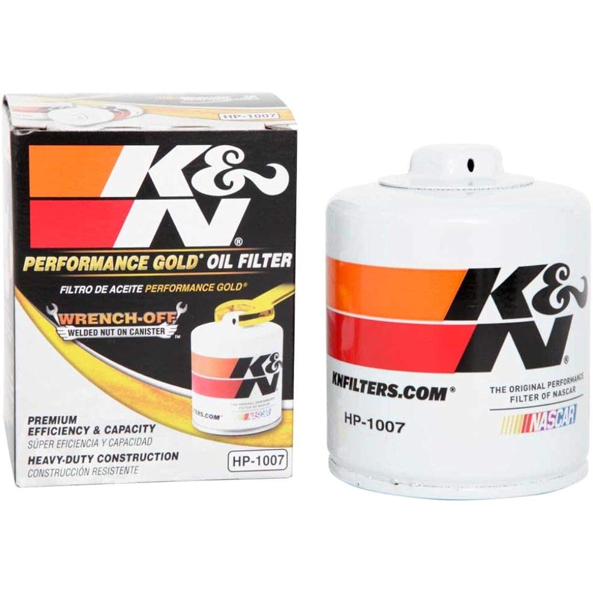 K & N Performance Gold Oil Filter Fit HP-1007 AMC Buick Cadillac S volley GMC Holden HUMMER ISUZU Jeep All-Z Mobil Pontiac Serva TOYOTA