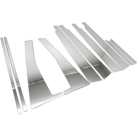 BRIGHTZ Move LA100S LA110S Super Mirror Stainless Plated Pillar Panel Wide Visor Useful 10PC [PIL-SIL-359] Move LA100 100 100S LA110 110 110S 9187