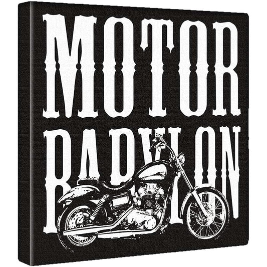 Art Deli Poster Oil Shock Designs Fabric Panel Interior Miscellaneous Art Retro ol-8391-motor-babylon -L L Size ol-8391-motor-babylon -L