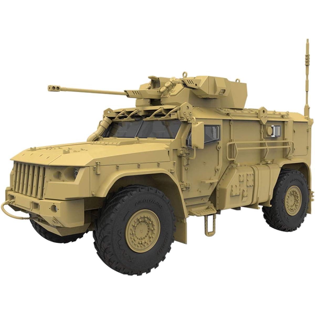 Mon Model 1/35 Russian Army Wheeled Armored Vehicle K-4386 Typhoon VDV Plastic Model MVS014