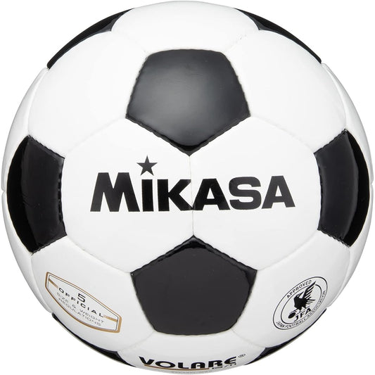 MIKASA Soccer Ball No. 5 SVC50VL-WBK Japan Football Association Certification Ball (For General, University, High School, Junior High School Students) White/Black