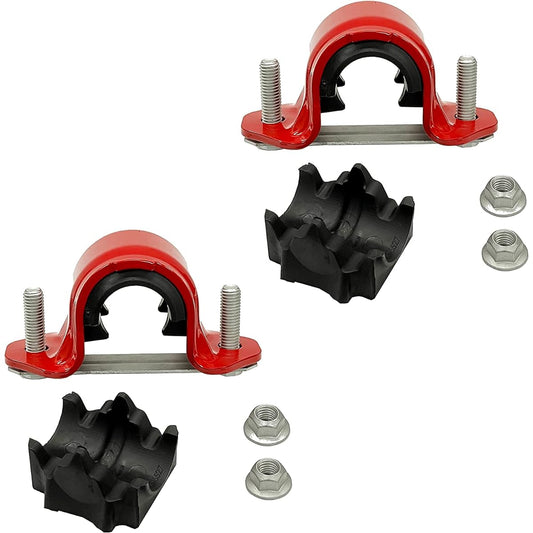 SUSPENSION DUDES Front Stabilizer Swaber Cord Red Extreme OEM Bracket/Bushing Kit F-150 2015-2020 K201486 Compatible with Bushing