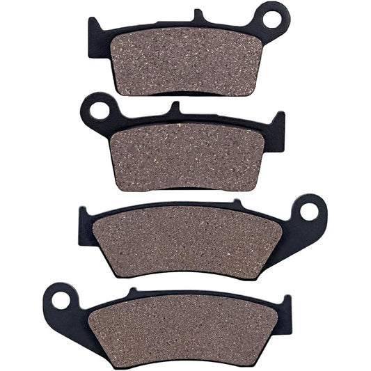 Cyleto Front and Rear Brake Pads for Suzuki DRZ400 DR-Z 400 DR-Z400 2000-2009 / DR-Z400 SM DRZ400SM DR-Z 400SM 2005-2009