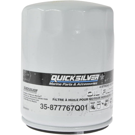 QuickSilver 877767Q01 Oil filter Verado Inline 4 cylinder 135 HP 200 HP Outdoor unit