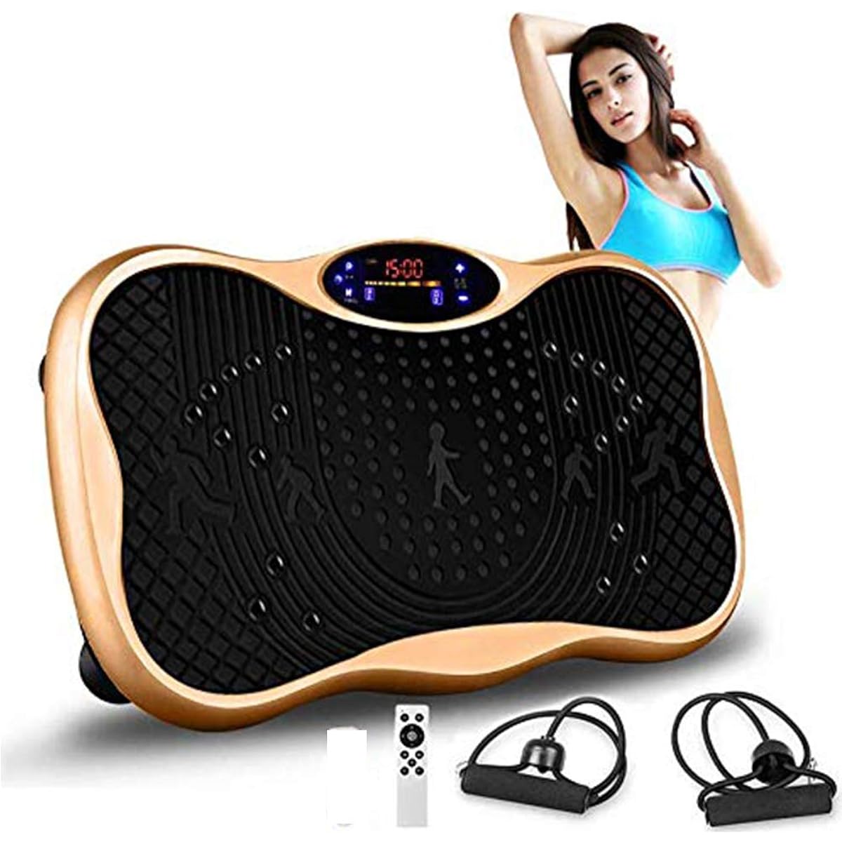 AORTD Bulbul Vibration Machine, 3D Vibration, 5 Program Modes, 99 Levels of Vibration Adjustment, Vibration Machine, Health, Quiet Machine, Bulbul Machine, Indoor Exercise Equipment, Aerobic Exercise, Core Strengthening, Postpartum Fitness Machine