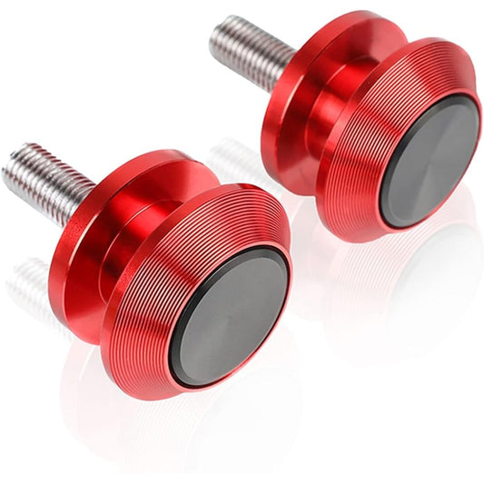 Stand Screw Slider Motorcycle Aluminum Swing Arm Spool Slider Bracket Screw Slider Protector M6 Suitable for Yamaha YZ250 YZ250 F/X/FX YZ250F YZ250X YZ250FX (Color: Red)