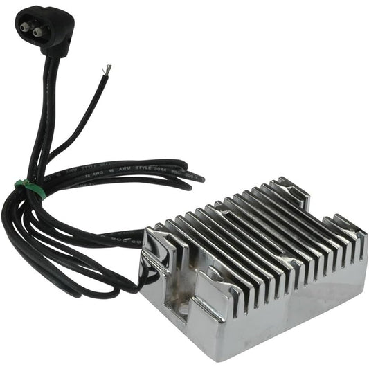 Chrome Voltage Regulator Rectifier Replacement for Harley-Davidson 74519-88 1989-99 Evolution Big Twin 32 AMP