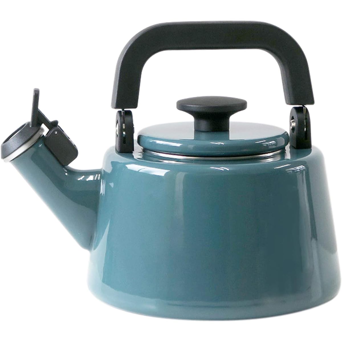 Fuji Horo Whistle Kettle IH Compatible Cotton 2.1L Smoke Blue CTN-2.1WK.SB