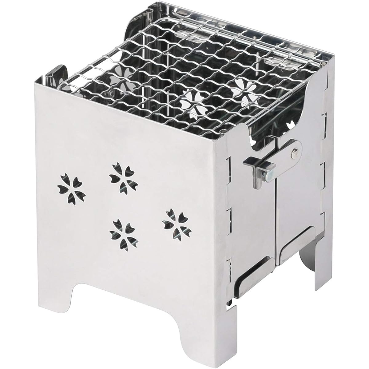 Takeda Corporation [Leisure/Camping/BBQ/Stove] Silver 12 x 12 x 14 cm Micro Stove Stove MIC-1212