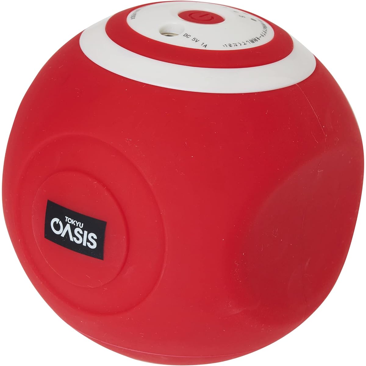 Tokyu Sports Oasis Styley Ball 5 Vibration Levels SLB-100 Body Care Muscle Training Stretch Support Cover Included (Red)