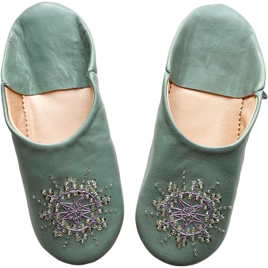 [dear Morocco] Babouche Stella//Bahia Blue//LL (26 cm)