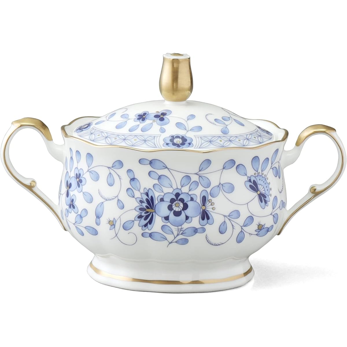 NARUMI Sugar Pot Milano 16cm Made in Japan 9682-4205