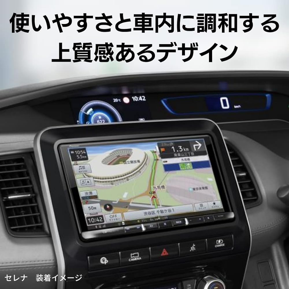 Pioneer Car Navigation AVIC-RQ912 9 inch Raku Navi Free Map Update Full Seg DVD CD Bluetooth SD USB HDMI HD Quality Carrozzeria
