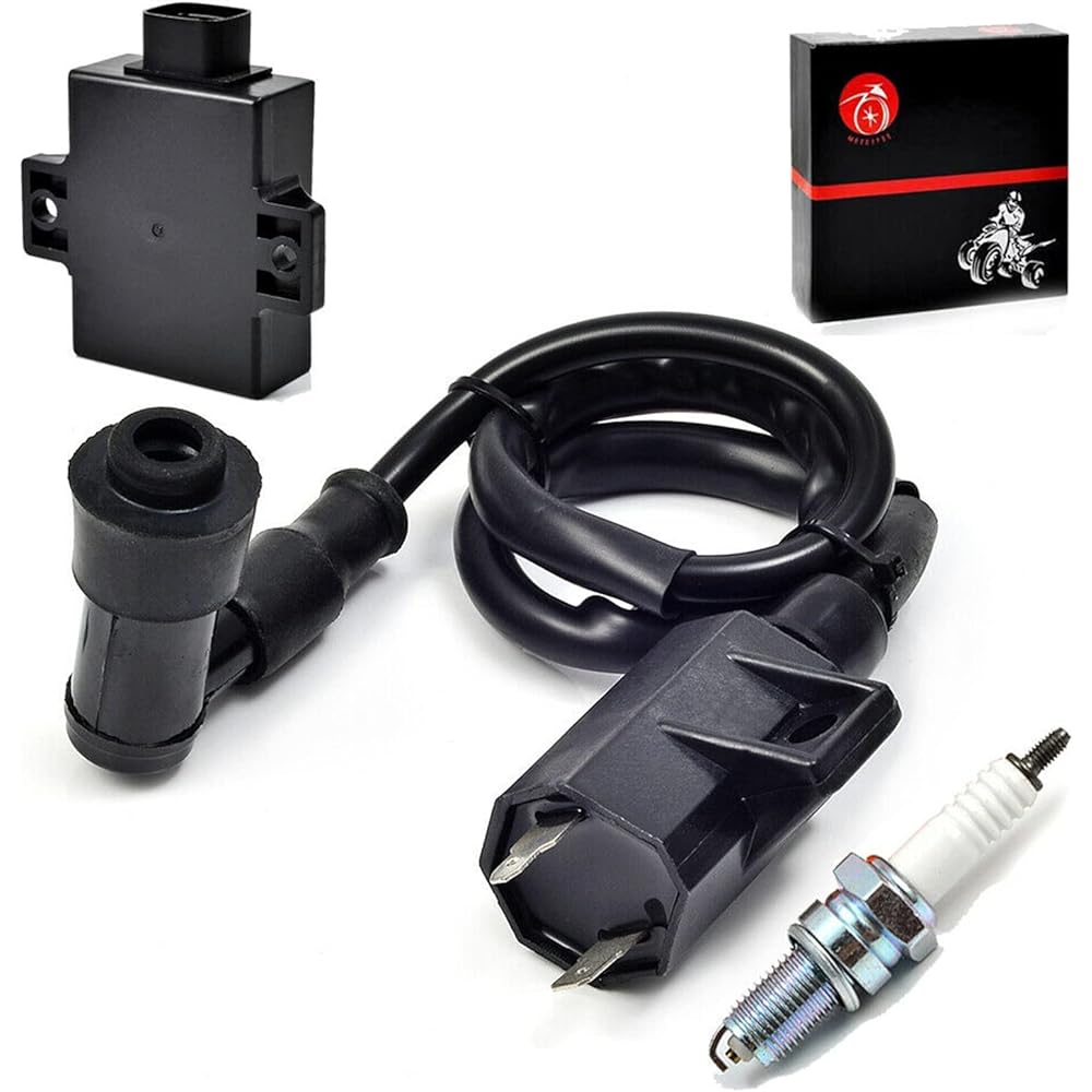MOTO1988 Igniter CDI & Ignition Coil for Kawasaki Bayou 220 Bayou 250 1996-2011 21121-1160 21119-1457