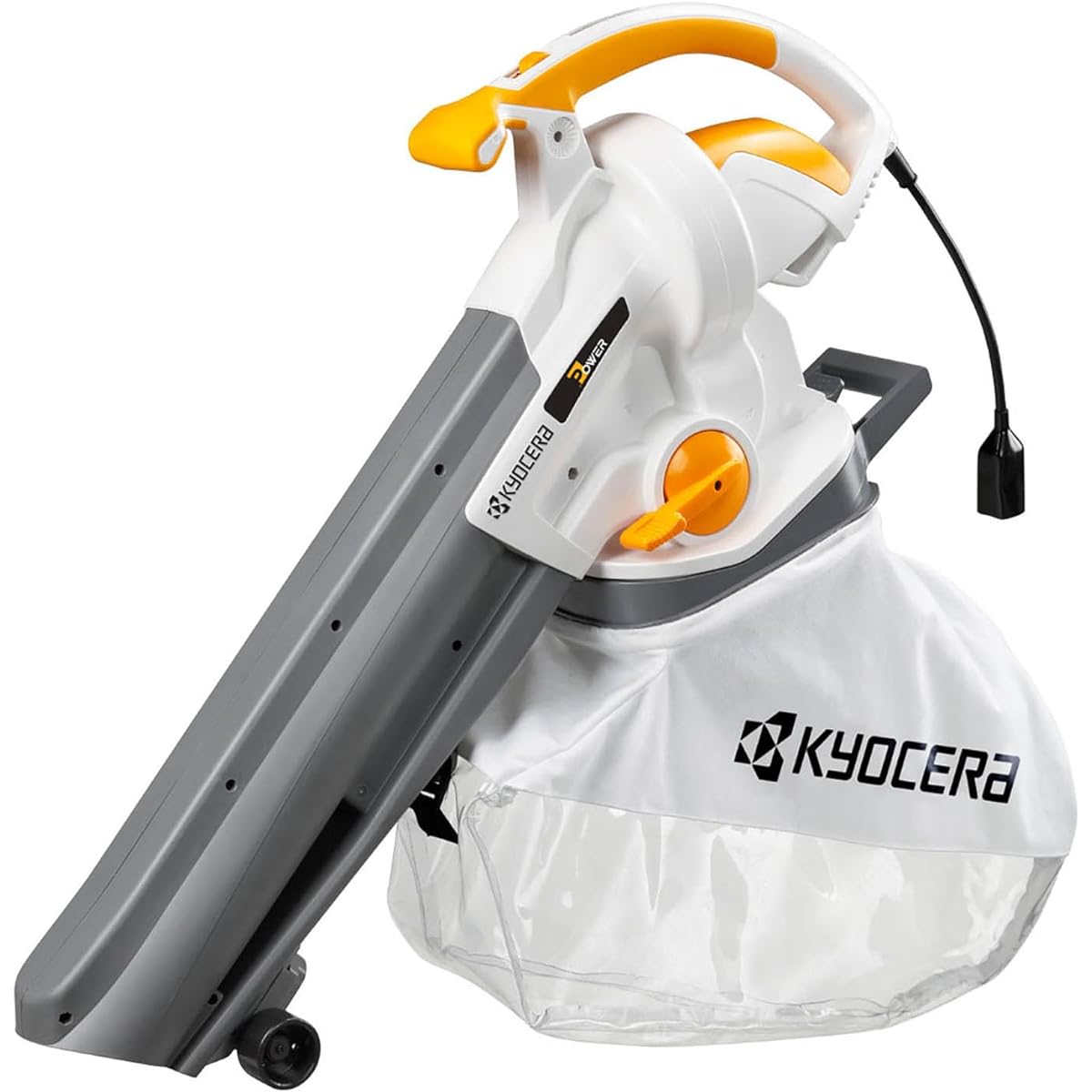 Kyocera RESV-1020 664350A (Ryobi) (New Design Fan Reduces Feeling Noise Than Previous Models) 2-Speed Switching Type, Dust Bag for Knowing When Disposing Garbage Crushes Inhaled Dead Leaves to 1/10,