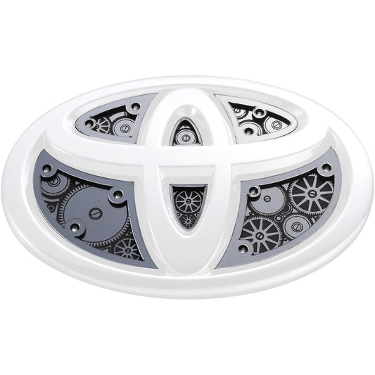grace Ornament Plate Chronoforce TOYOTA Nickel Tone Size: 140 GAC-CF-TCN140 Emblem