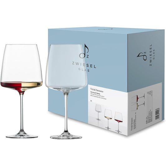 ZWIESEL Wine Glass for Red and White Vivid Sense Mellow and Luxurious Wine 710ml 122428 (Set of 2)
