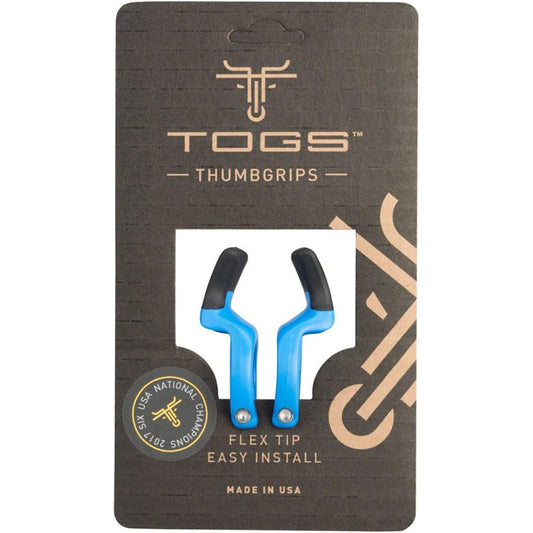 TOGS Flex Close Clamp Resin Grip Inside Mounting Stick Blue