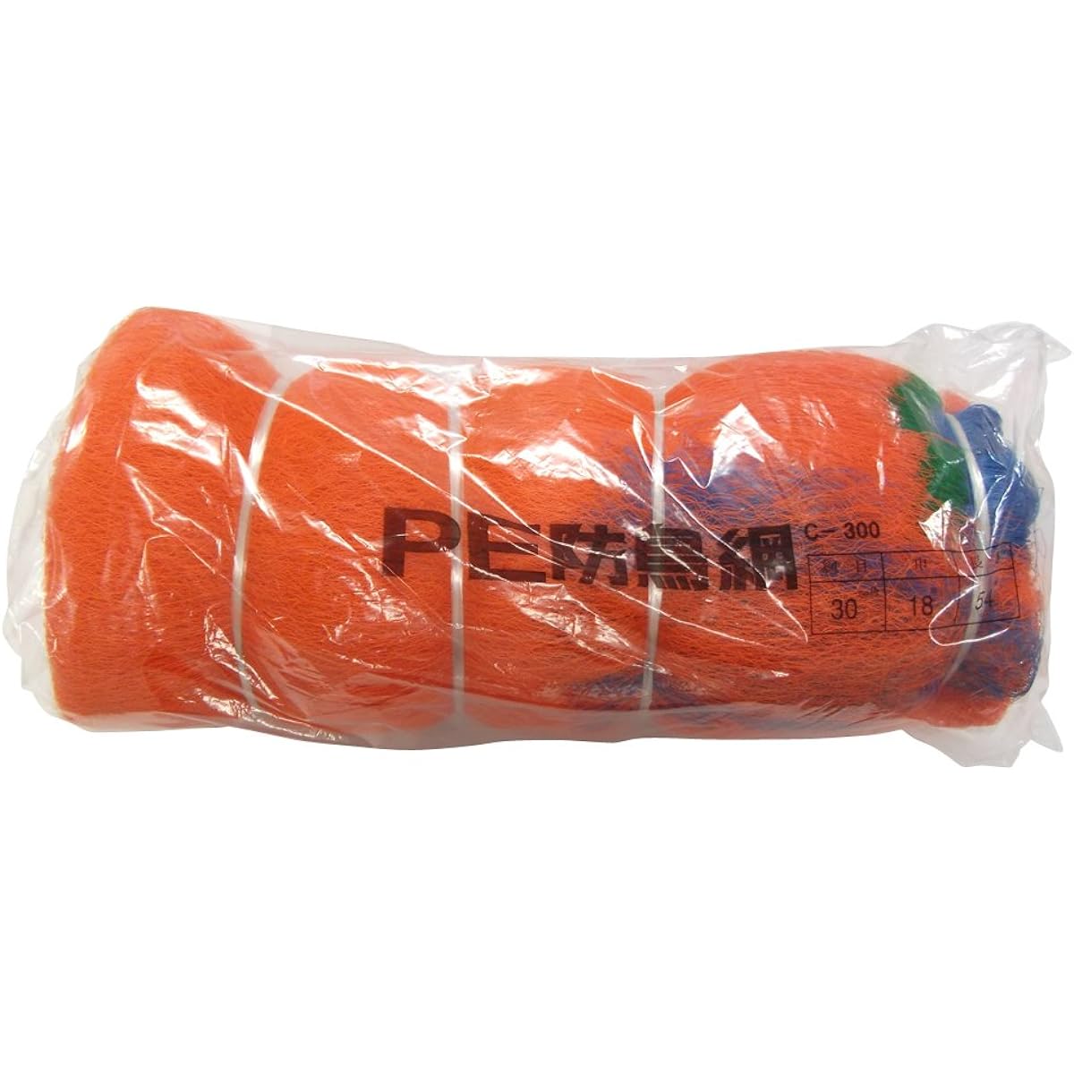 Tokyo Tobari PE Bird Net 30mm Square 18.0m x 54.0m [Orange/400D] C300 500214