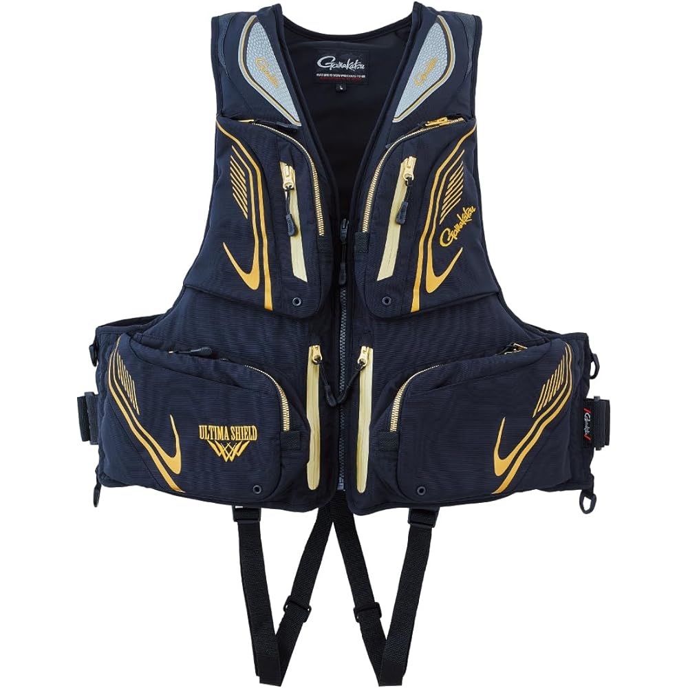 Gamakatsu GM2194 Ultima Shield 100 Floating Vest Black LL