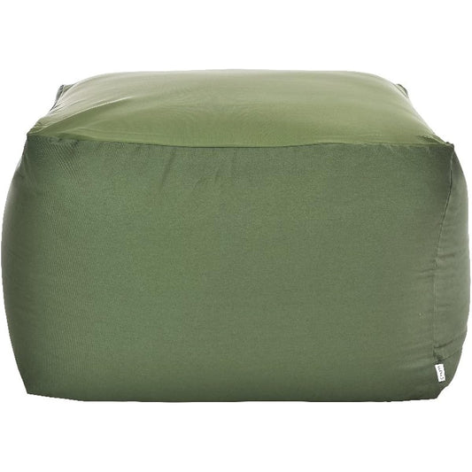 Bead cushion CUBE L green