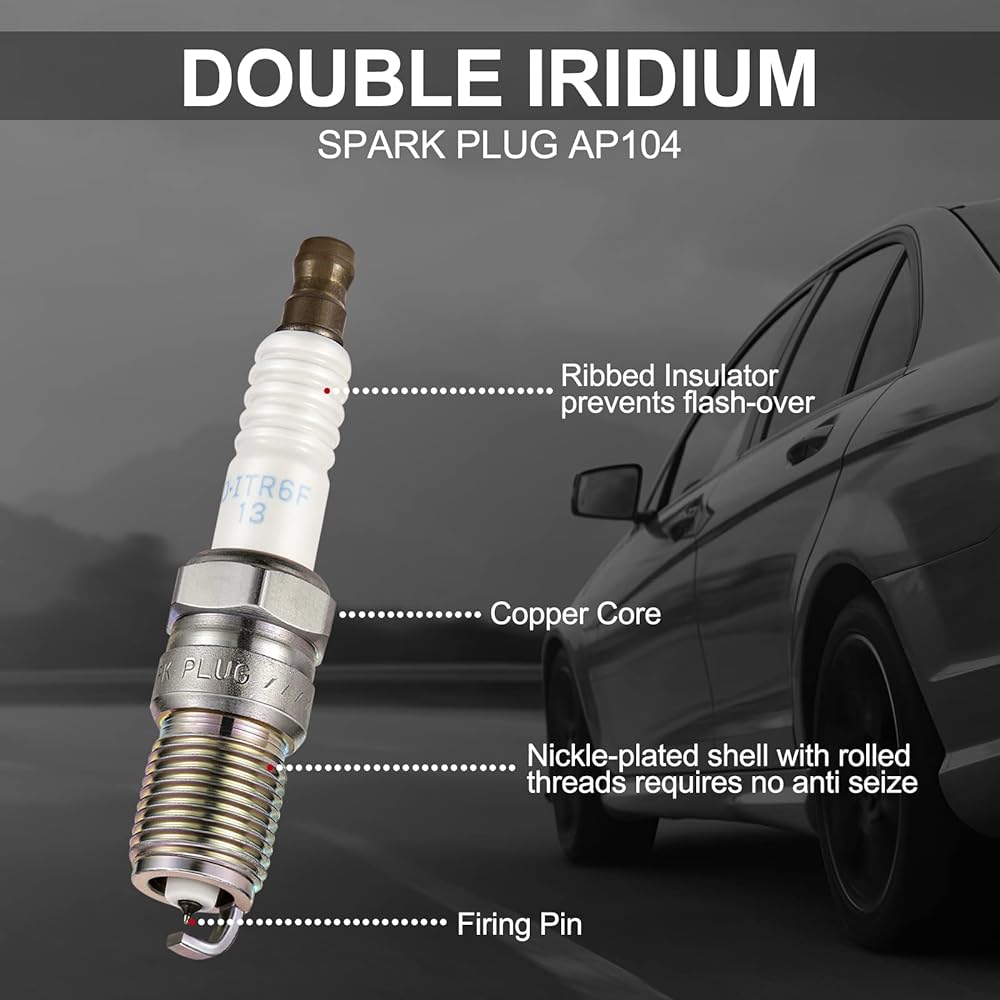 SPEEDTUN FD505 Ignition Coil Pack and Iridium Spark Plug Ford Escape Four Cast Transit Connect, Mazda 3 Tribute, Mercury Mariner 2.0L 2.3L L4 L4 L4