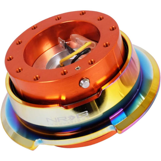 NRG Innovations SRK-280OR/MC Quick Release (Orange Body/Titan Tankrome Ring)