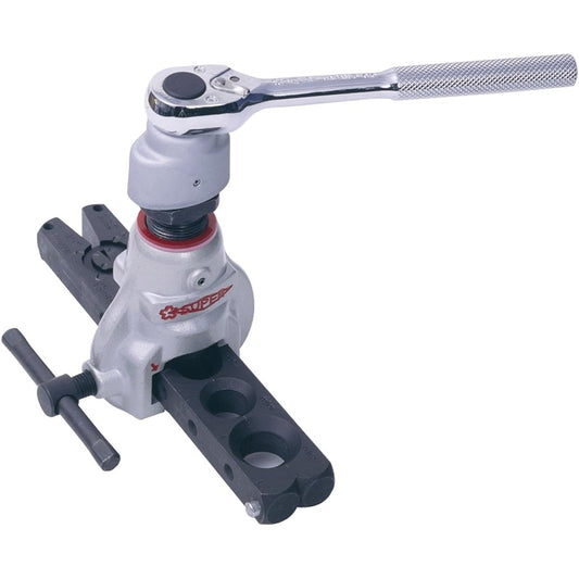 Super flaring tool set (eccentric type) ratchet handle type, new refrigerant/new TF456WRH