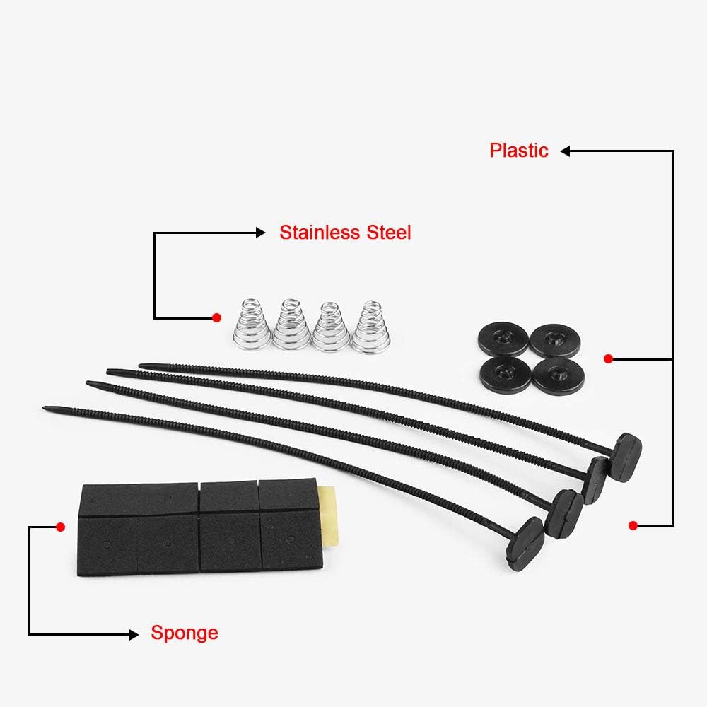 Universalker Electric Fan Plastic Mount Kit Complete Mount Kit