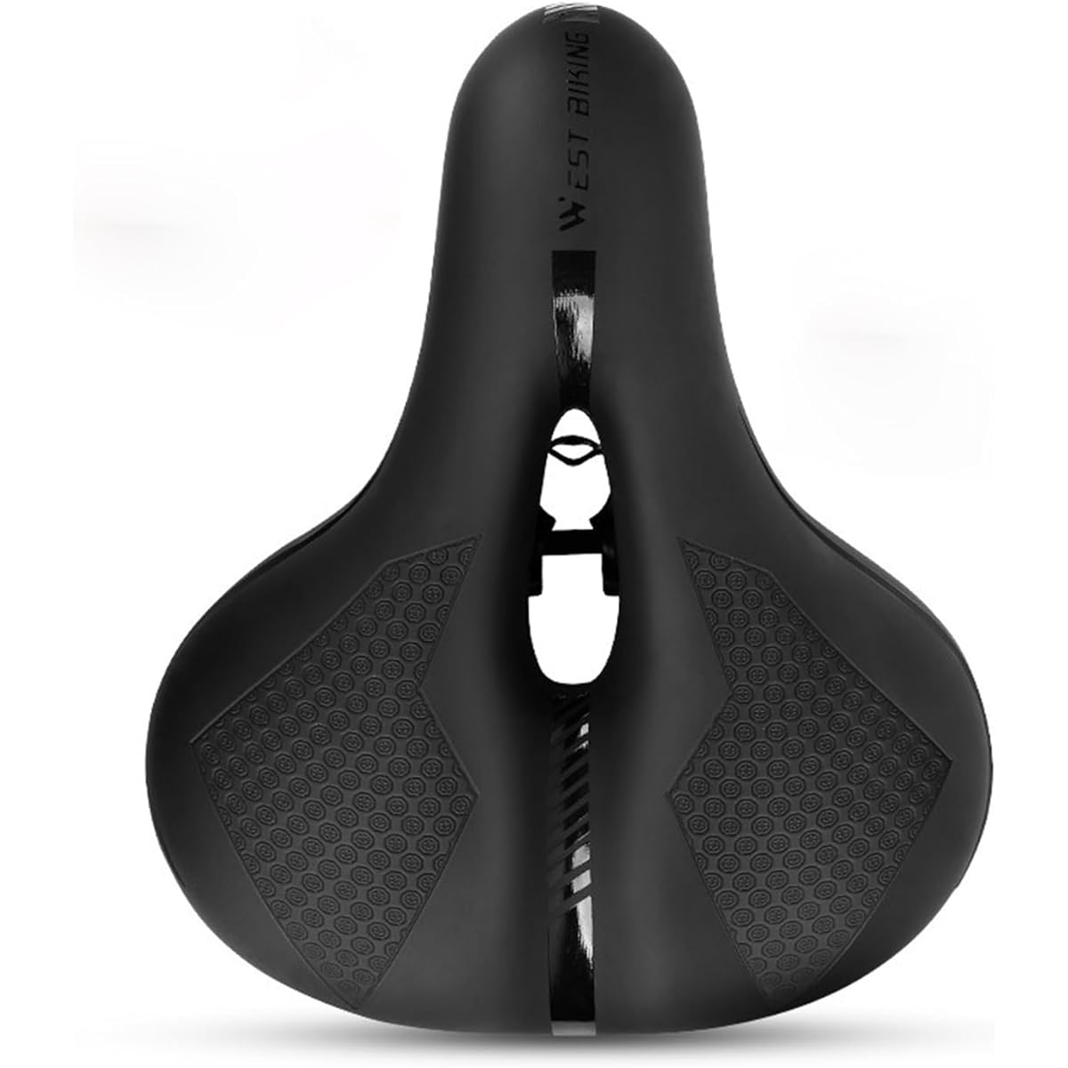 OIENNI Bicycle Saddle, Ultra Thick, Memory Foam Cushion, Soft Saddle, Shock Absorption, No Butt Pain, Breathable, Dustproof, Waterproof, For Road Bikes/Cross Bikes/Mountain Bikes