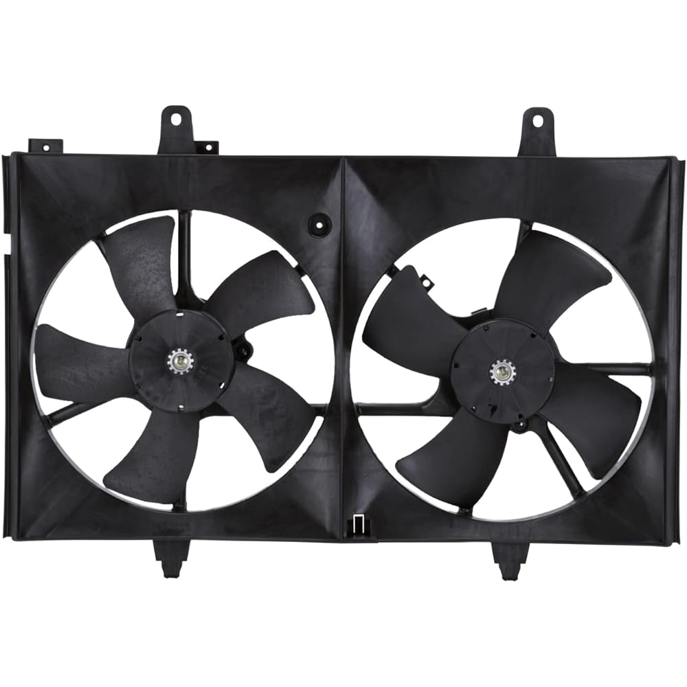 TYC 620760 Cooling Fan ASembris 2003-2007 Nissan Murano compatible Black