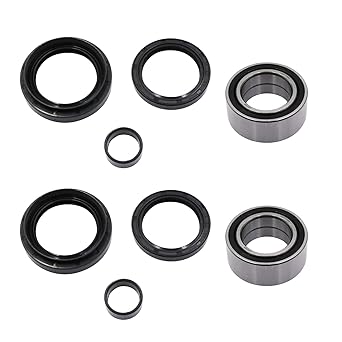 With front wheel bearing seal kit 07-13 Honda TRX420 RANCHER 420 4X4