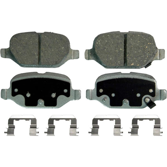 WAGNER THERMOQUIET QC1569 Ceramic Disc pad set installation bracket for afterward seats