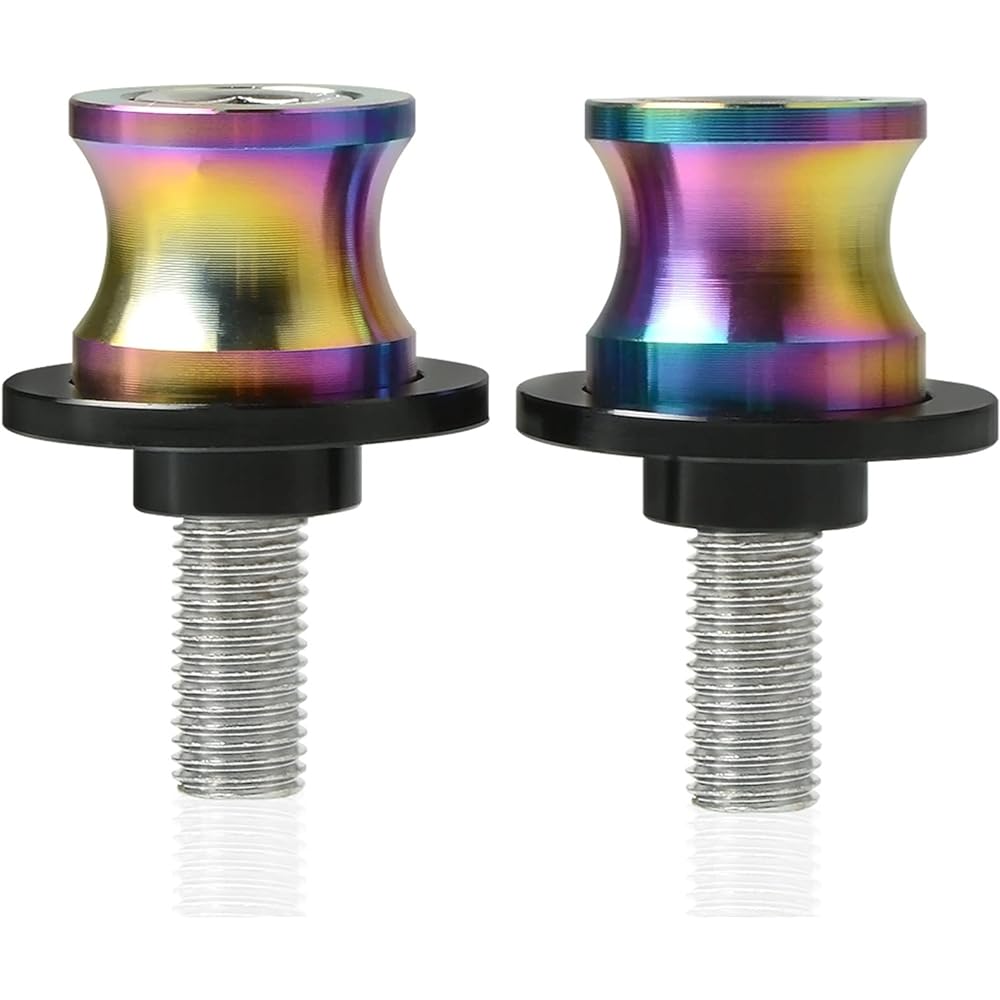 Stand Screw Slider Motorcycle Frame Screw Slider Swing Arm Spool Slider Suitable for Yamaha MT-25 MT-03 MT09 MT-07 FZ07 FZ09 YZFR1 / R1M /R1SV-MAX (Color: 8mm multicolor)