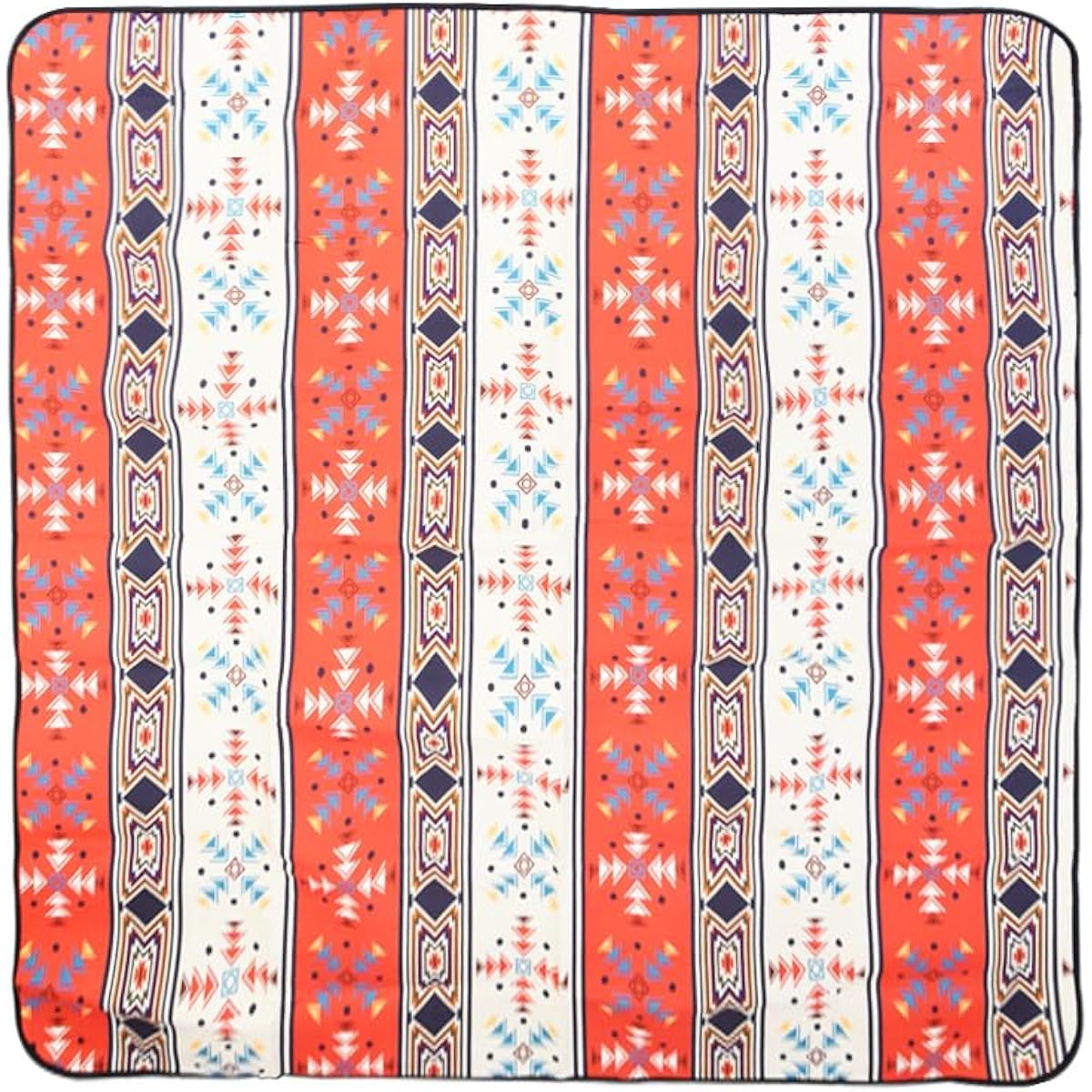 Selected Accessories Leisure Sheet Thick Moisture Proof Waterproof Large 200 x 200cm Folding Persian Style Camping Leisure (Red)